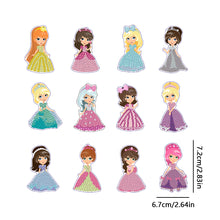 Load image into Gallery viewer, 12pcs Diamond Art Key Rings Art Craft 5D Special-shaped Drill DIY Princess Gifts
