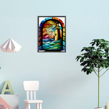 Load image into Gallery viewer, Lighthouse Glass Painting 30*40CM(Canvas) Full Round Drill Diamond Painting
