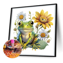 Load image into Gallery viewer, Sunflower Frog 30*30CM(Canvas) Full Round Drill Diamond Painting
