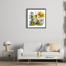 Load image into Gallery viewer, Sunflower Frog 30*30CM(Canvas) Full Round Drill Diamond Painting
