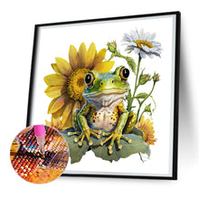 Load image into Gallery viewer, Sunflower Frog 30*30CM(Canvas) Full Round Drill Diamond Painting
