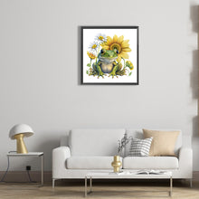 Load image into Gallery viewer, Sunflower Frog 30*30CM(Canvas) Full Round Drill Diamond Painting
