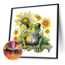 Load image into Gallery viewer, Sunflower Frog 30*30CM(Canvas) Full Round Drill Diamond Painting
