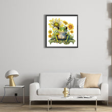 Load image into Gallery viewer, Sunflower Frog 30*30CM(Canvas) Full Round Drill Diamond Painting
