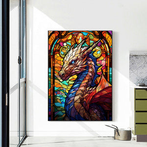 Peanut Sunflower Dragon 40*55CM(Canvas) Full Round Drill Diamond Painting