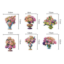 Load image into Gallery viewer, 6pcs Diamond Art Keychain Special-shaped Drill 5D DIY Bag Pandant (GJ090)
