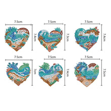 Load image into Gallery viewer, 6pcs Diamond Art Keychain Special-shaped Drill 5D DIY Bag Pandant (GJ094)
