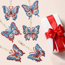 Load image into Gallery viewer, 6pcs Diamond Art Keychain Special-shaped Drill 5D DIY Bag Pandant (GJ095)
