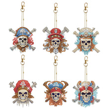 Load image into Gallery viewer, 6pcs Diamond Art Keychain Special-shaped Drill 5D DIY Bag Pandant (GJ096)
