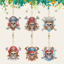 Load image into Gallery viewer, 6pcs Diamond Art Keychain Special-shaped Drill 5D DIY Bag Pandant (GJ096)
