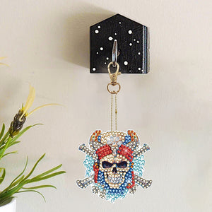 6pcs Diamond Art Keychain Special-shaped Drill 5D DIY Bag Pandant (GJ096)