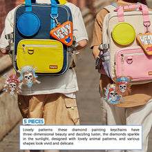 Load image into Gallery viewer, 6pcs Diamond Art Keychain Special-shaped Drill 5D DIY Bag Pandant (GJ096)
