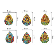 Load image into Gallery viewer, 6pcs Diamond Art Keychain Special-shaped Drill 5D DIY Bag Pandant (GJ097)
