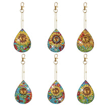 Load image into Gallery viewer, 6pcs Diamond Art Keychain Special-shaped Drill 5D DIY Bag Pandant (GJ097)
