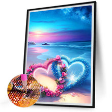 Load image into Gallery viewer, Love Beach 30*40CM(Canvas) Full Round Drill Diamond Painting
