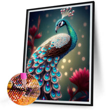 Load image into Gallery viewer, Peacock 30*40CM(Canvas) Full Round Drill Diamond Painting
