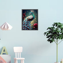 Load image into Gallery viewer, Peacock 30*40CM(Canvas) Full Round Drill Diamond Painting
