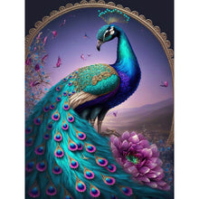 Load image into Gallery viewer, Peacock 30*40CM(Canvas) Full Round Drill Diamond Painting
