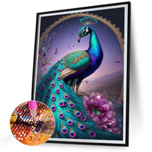 Load image into Gallery viewer, Peacock 30*40CM(Canvas) Full Round Drill Diamond Painting
