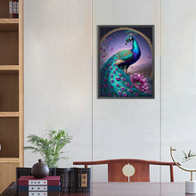 Load image into Gallery viewer, Peacock 30*40CM(Canvas) Full Round Drill Diamond Painting
