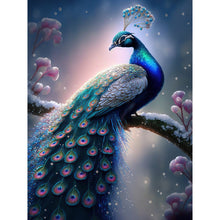 Load image into Gallery viewer, Peacock 30*40CM(Canvas) Full Round Drill Diamond Painting
