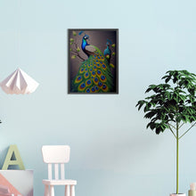 Load image into Gallery viewer, Peacock 30*40CM(Canvas) Full Round Drill Diamond Painting
