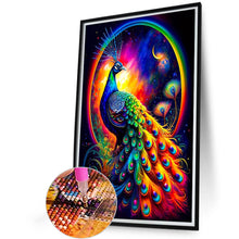 Load image into Gallery viewer, Color Peacock 20*30CM(Canvas) Full Square Drill Diamond Painting
