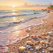 Load image into Gallery viewer, Dream Beach 30*30CM(Canvas) Full Round Drill Diamond Painting
