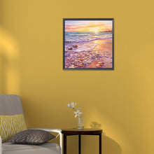 Load image into Gallery viewer, Dream Beach 30*30CM(Canvas) Full Round Drill Diamond Painting
