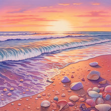 Load image into Gallery viewer, Dream Beach 30*30CM(Canvas) Full Round Drill Diamond Painting
