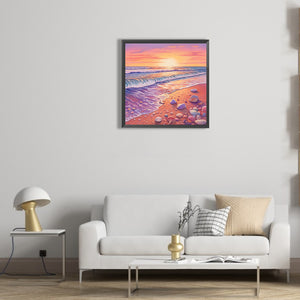 Dream Beach 30*30CM(Canvas) Full Round Drill Diamond Painting