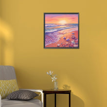 Load image into Gallery viewer, Dream Beach 30*30CM(Canvas) Full Round Drill Diamond Painting
