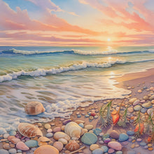 Load image into Gallery viewer, Dream Beach 30*30CM(Canvas) Full Round Drill Diamond Painting
