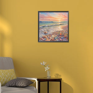 Dream Beach 30*30CM(Canvas) Full Round Drill Diamond Painting