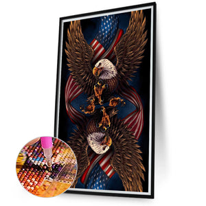 Eagle 40*70CM(Canvas) Full Round Drill Diamond Painting