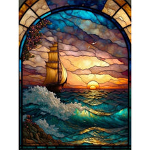 Load image into Gallery viewer, Dusk Sea Water 30*40CM(Canvas) Full Round Drill Diamond Painting
