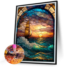 Load image into Gallery viewer, Dusk Sea Water 30*40CM(Canvas) Full Round Drill Diamond Painting
