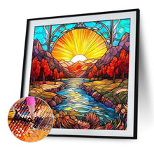 Load image into Gallery viewer, Mountains And Rivers 40*40CM(Canvas) Full Round Drill Diamond Painting
