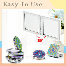 Load image into Gallery viewer, DIY Diamond Art Mosaic Makeup Mirror Paint by Number Kits Mandala (098)
