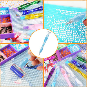 Diamond Painting Accessories Eco-friendly for DIY Painting Craft (Light Blue)