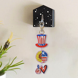DIY Diamond Art Key Rings Unicorn Keychain Supplies Gift for Kids (PT24)