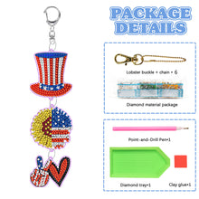 Load image into Gallery viewer, DIY Diamond Art Key Rings Unicorn Keychain Supplies Gift for Kids (PT24)
