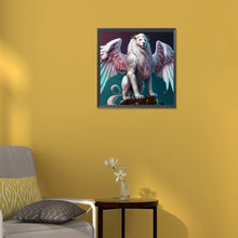 Load image into Gallery viewer, Lion With Angel Wings 30*30CM(Canvas) Full Round Drill Diamond Painting
