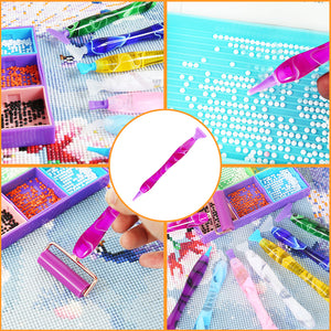 Diamond Painting Accessories Eco-friendly for DIY Painting Craft (Purple)