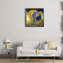 Load image into Gallery viewer, Sunflower Elephant 30*30CM(Canvas) Partial Special Shaped Drill Diamond Painting
