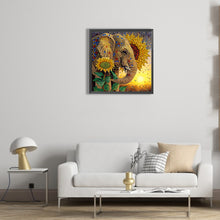 Load image into Gallery viewer, Sunflower Elephant 30*30CM(Canvas) Partial Special Shaped Drill Diamond Painting
