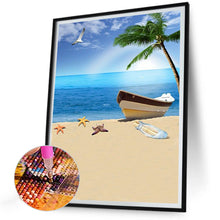 Load image into Gallery viewer, Beach Seaside 30*40CM(Canvas) Full Round Drill Diamond Painting
