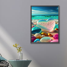 Load image into Gallery viewer, Beach Colored Stones 40*60CM(Canvas) Full Round Drill Diamond Painting
