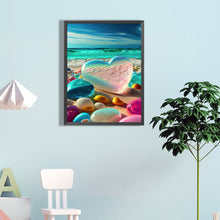 Load image into Gallery viewer, Beach Colored Stones 40*60CM(Canvas) Full Round Drill Diamond Painting
