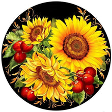 Load image into Gallery viewer, Sunflower Flower 30*30CM(Canvas) Full Round Drill Diamond Painting
